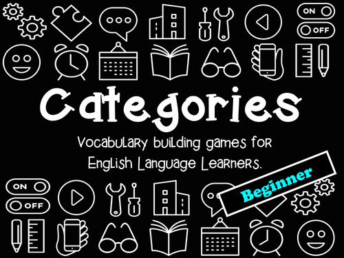 Categories: Vocabulary Building Game (Beginner Level)
