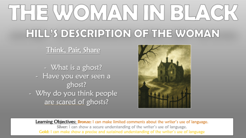 The Woman in Black: Hill's Description of the Woman!