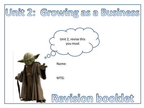 AQA GCSE Unit 2 revision pack