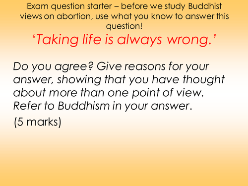 Buddhist views on abortion