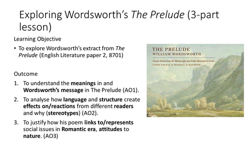 Exploring Tennyson's 'The Prelude' - Power and Conflict Poetry