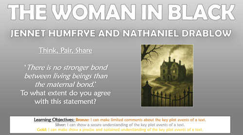 The Woman in Black: Jennet Humfrye and Nathaniel Drablow!