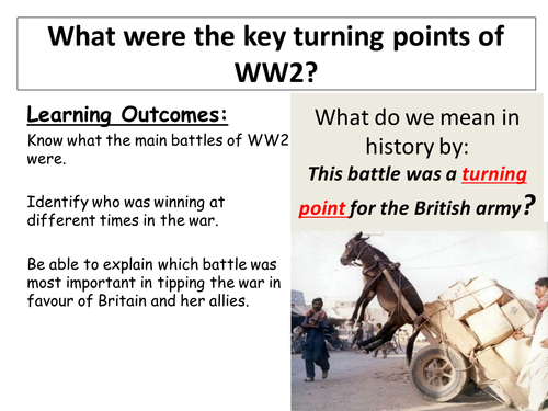 Main points of WWII