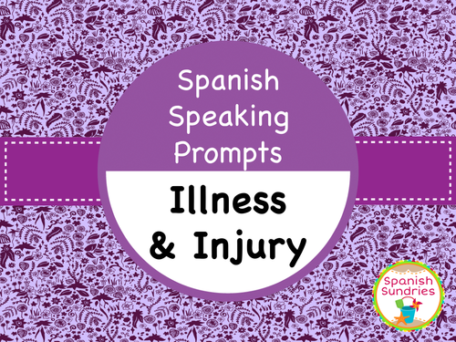 Spanish Speaking Prompts - Enfermedades y Salud