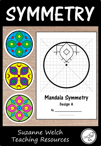 Math Art – Rotational Symmetry – Mandala Patterns