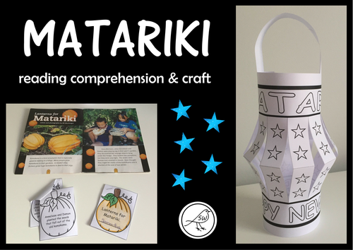 Matariki - Reading comprehension activity and paper lantern craft