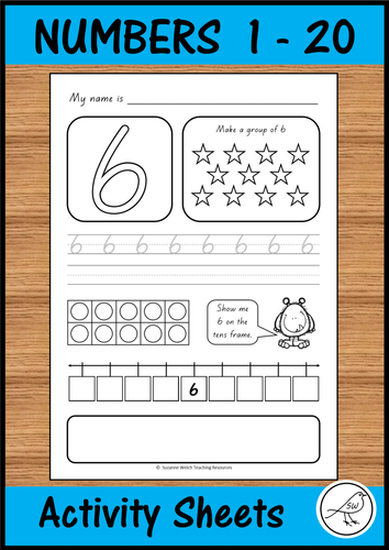 Numbers 1-20 - Activity Sheets