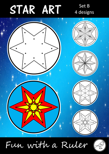 Star Art – Templates – Set B