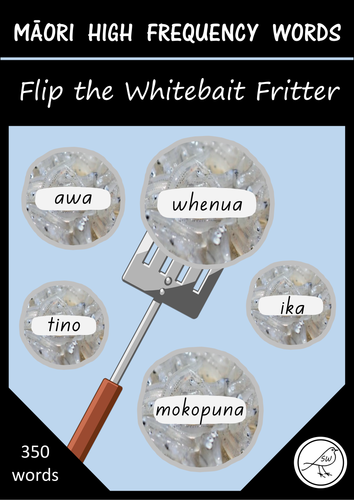 Māori High Frequency Words – Flip the whitebait fritters