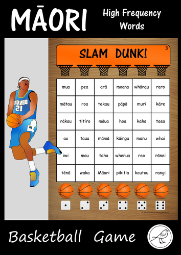 Māori High Frequency Words – Basketball Game