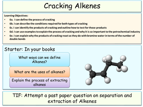 Cracking Alkanes and Alkenes