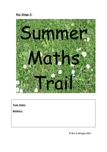 End of Term Maths Hunt