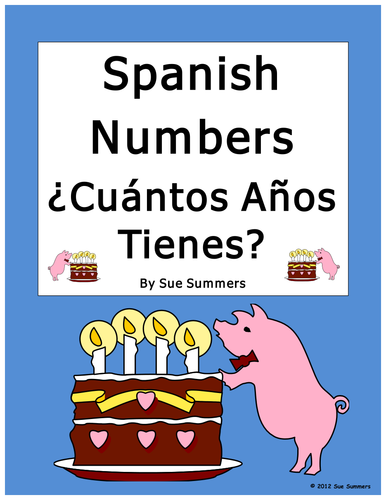 Spanish Numbers and Age Questions - ¿Cuántos Años Tienes?