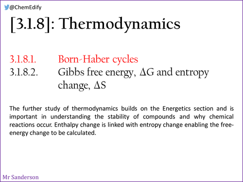 AQA [3.1.8.1] Born-Haber Cycles [New AQA A-Level (2016-)]