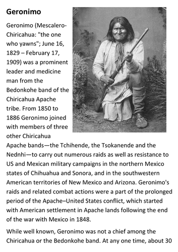 Geronimo Handout