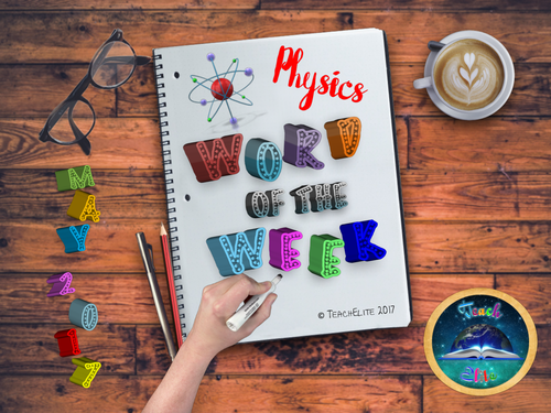 Physics Word of The Week MAY