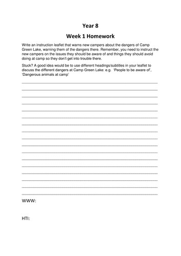 Holes SOW - new AQA specs