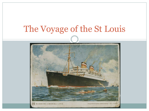 The Voyage of St Louis - Historical Refugee Event (Holocaust) and Modern comparisons