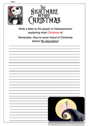 Descriptive Writing - Christmas