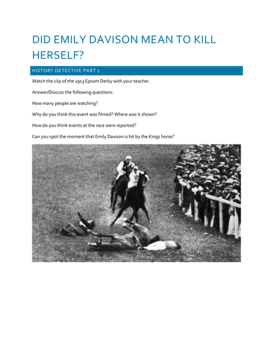 Emily Davison Complete Enquiry