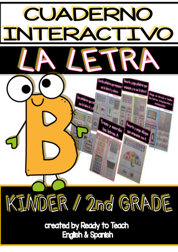 Interactive Notebook in Spanish - Letter B
