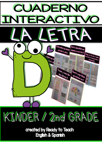 Interactive Notebook in Spanish - Letter D