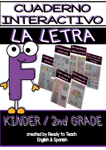 Interactive Notebook in Spanish - Letter F