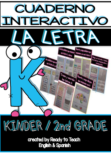 Interactive Notebook in Spanish - Letter K