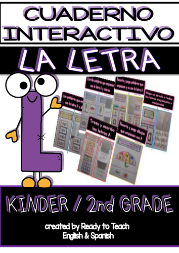 Interactive Notebook in Spanish - Letter L