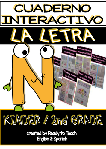 Interactive Notebook in Spanish - Letter N