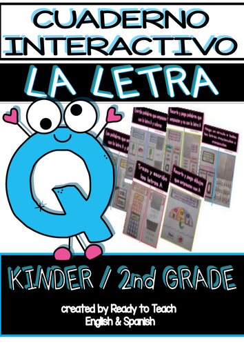 Interactive Notebook in Spanish - Letter Q