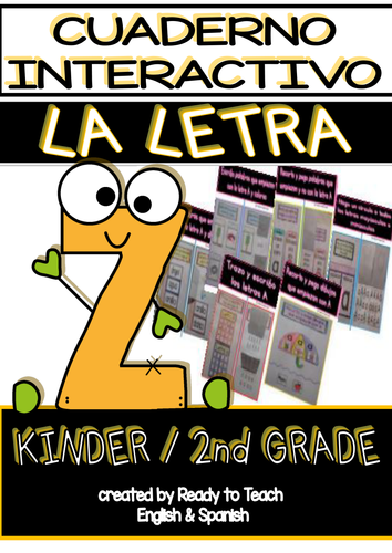 Interactive Notebook in Spanish - Letter Z