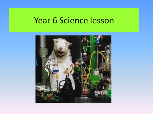 Science induction lesson for year 6 students joining secondary school