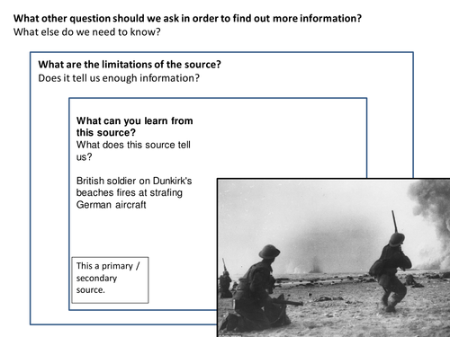 Dunkirk Evacuation Source Analysis Activity