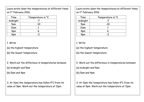 Temperature homework questions