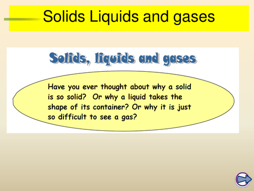 Solids, Liquids & Gases (KS3)