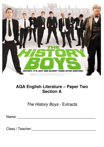 The History Boys - Booklet