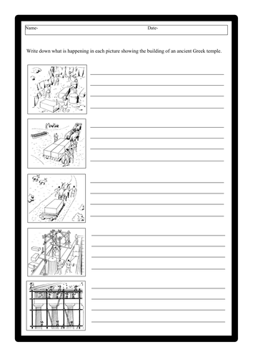 Ancient Greeks - Architecture Worksheets