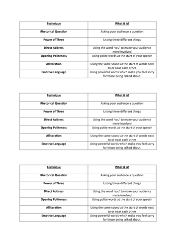 match up activity for persuasive writing