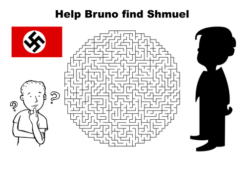 The Boy in the Striped Pyjamas maze puzzle