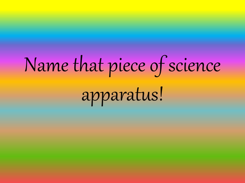 Science Laboratory Equipment