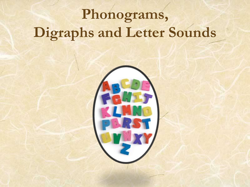 Phonogram/Digraph/Vowel Pattern Power Point