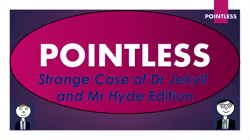 Dr Jekyll and Mr Hyde Pointless Game! (and blank template to create your own games!)