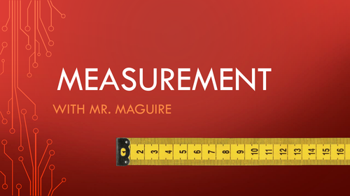 Measurement - 1D
