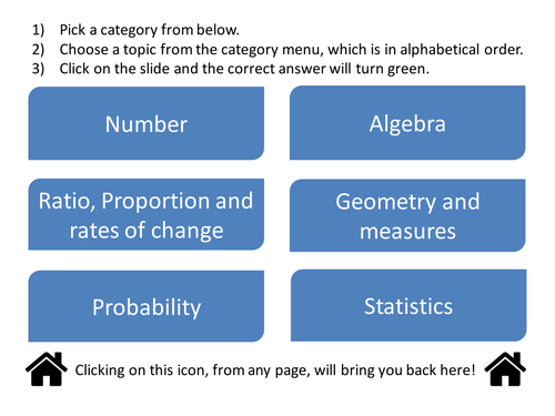 Multiple Choice Starter Questions
