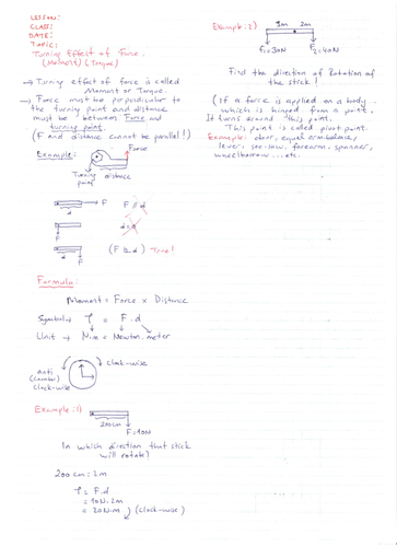 Torque (Moment) - Conditions for equilibrium - Statics (Center of gravity)