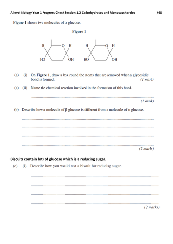 Carbohydrates revision - module 2