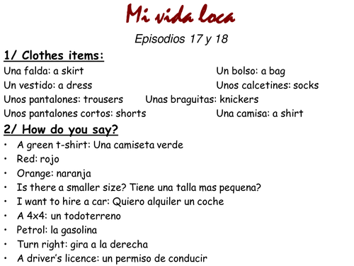 Mi vida loca episodes 17-18