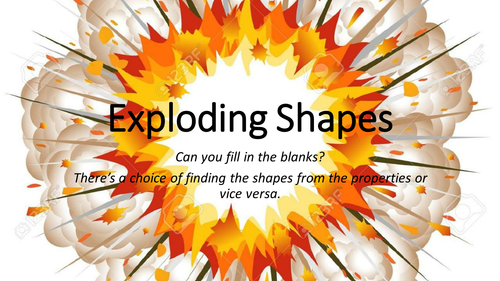 Exploding Shapes