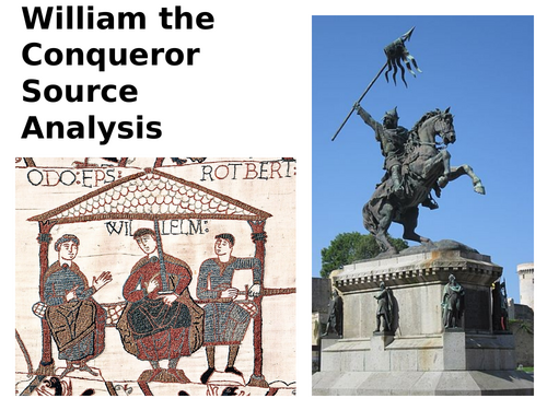 William the Conqueror Source Analysis Activity